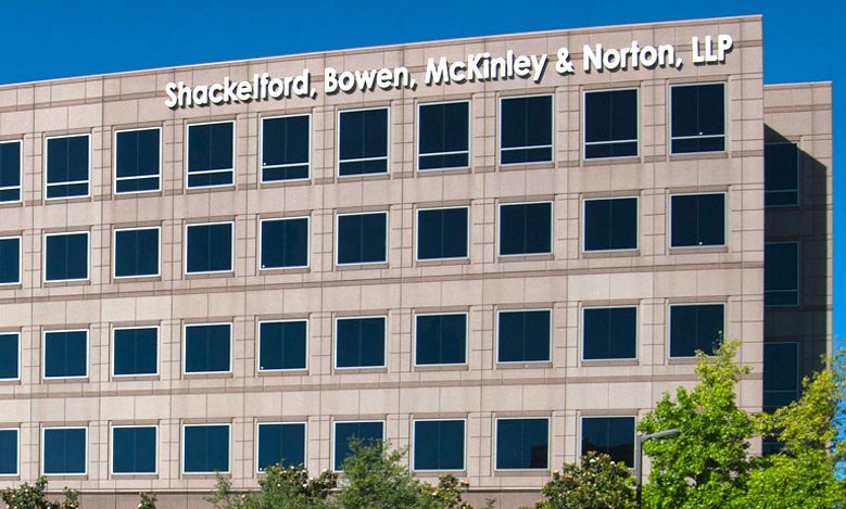 Shackelford, Bowen, McKinley & Norton, LLP law firm building front